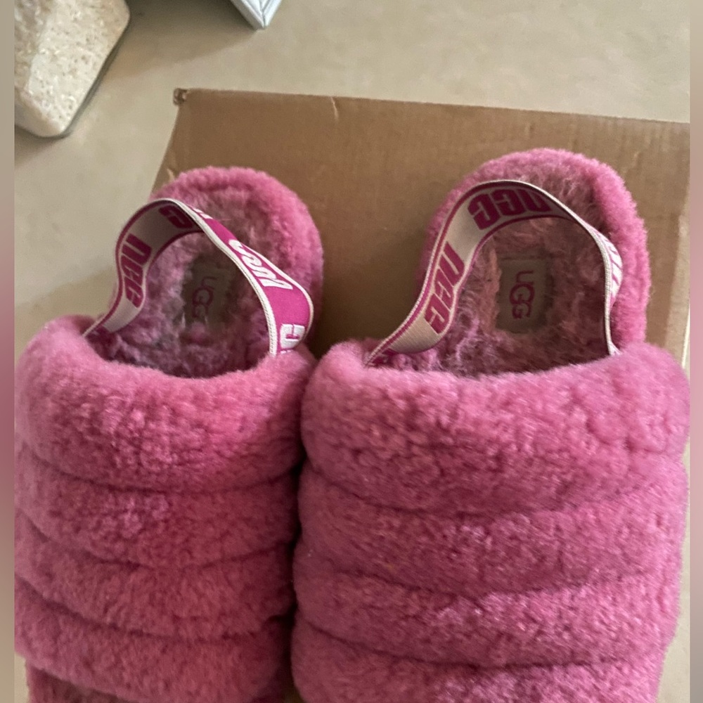 Pink UGG slippers